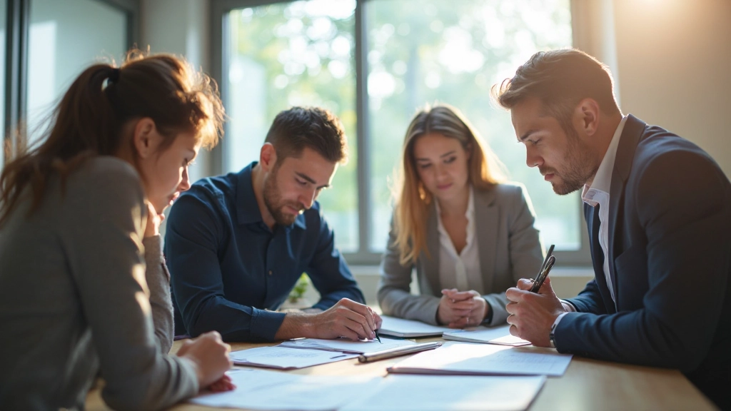 Профессионалы сотрудничают над проектом в открытом офисе