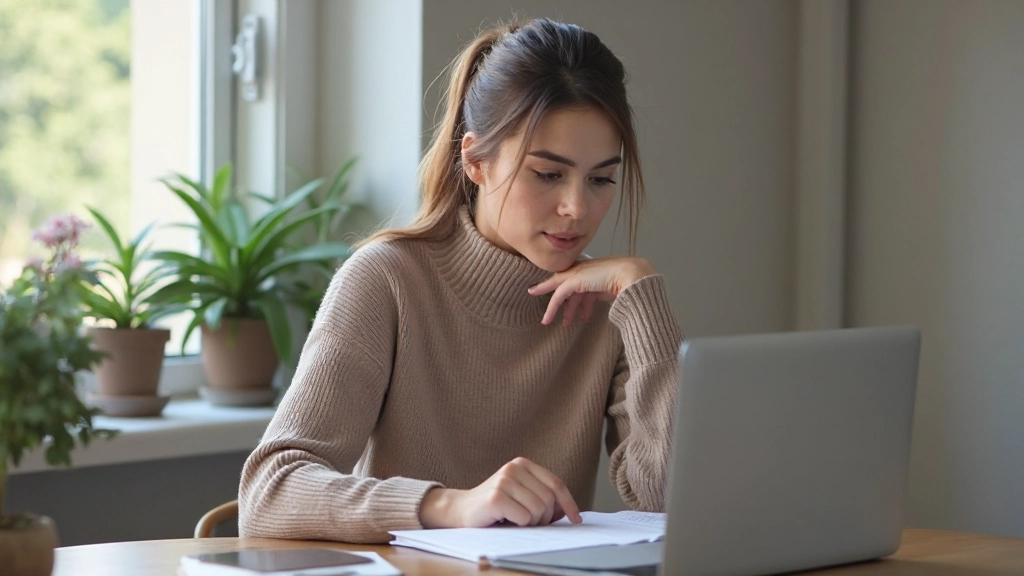 Молодой профессионал изучает новые навыки с помощью онлайн-платформы на ноутбуке